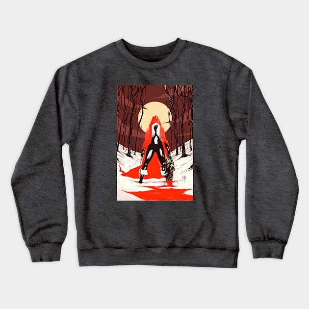 Red Hidding Hood Shirt Crewneck Sweatshirt by BRÄO